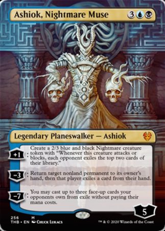 Ashiok, Nightmare Muse (Borderless) [Theros Beyond Death] | Nerdhalla Games