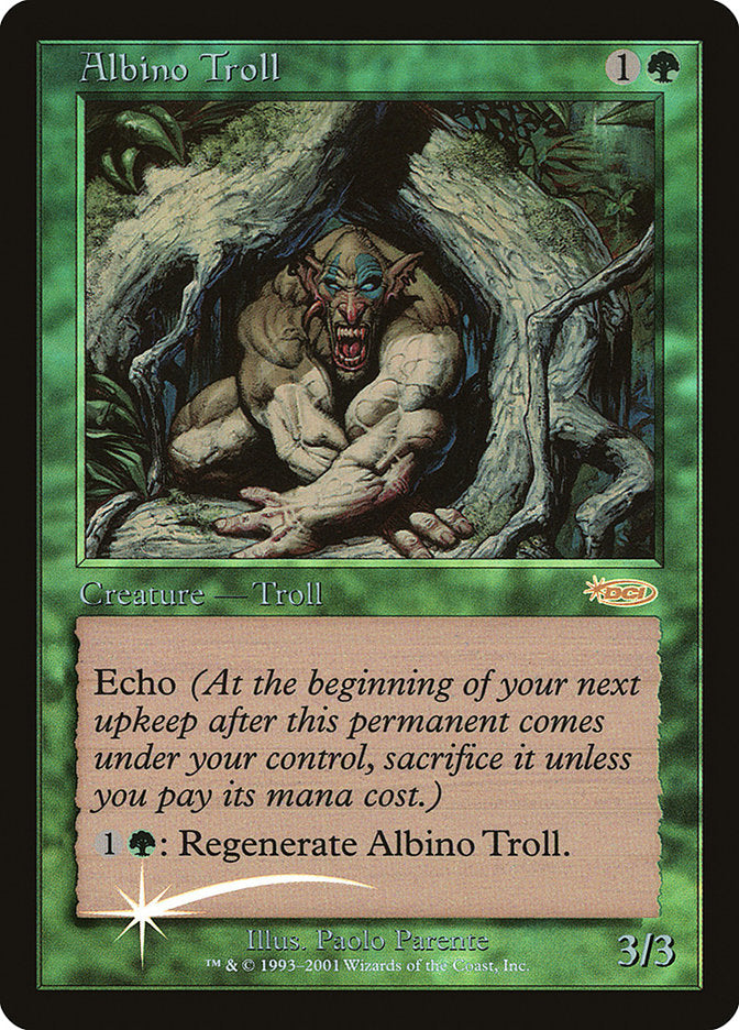 Albino Troll [Friday Night Magic 2002] | Nerdhalla Games