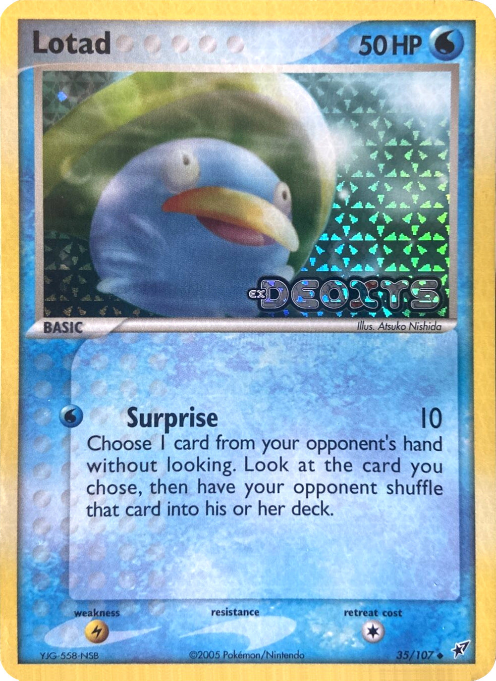 Lotad (35/107) (Stamped) [EX: Deoxys] | Nerdhalla Games