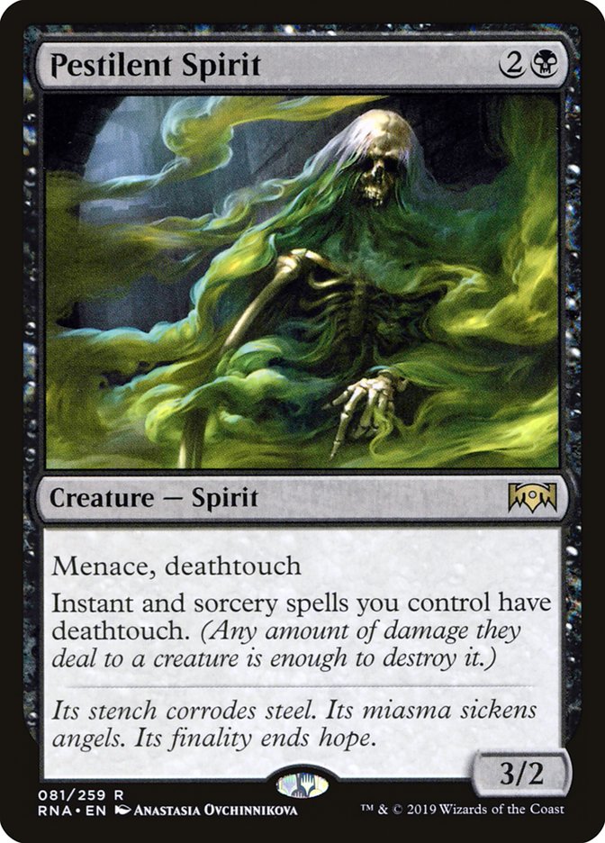 Pestilent Spirit [Ravnica Allegiance] | Nerdhalla Games