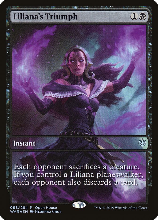 Liliana's Triumph (Open House) [War of the Spark Promos] | Nerdhalla Games