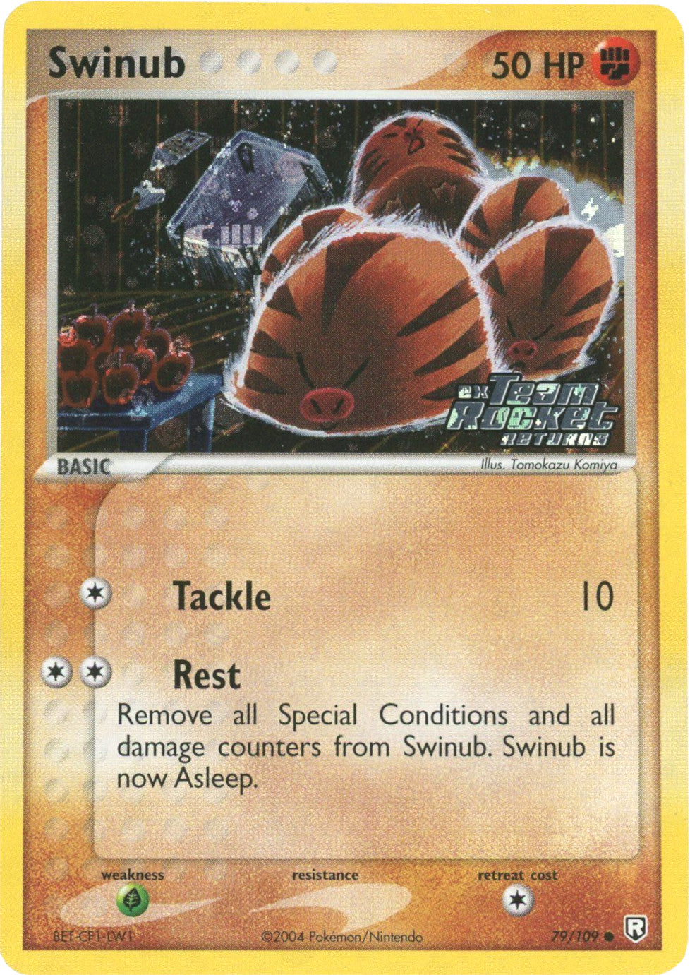 Swinub (79/109) (Stamped) [EX: Team Rocket Returns] | Nerdhalla Games