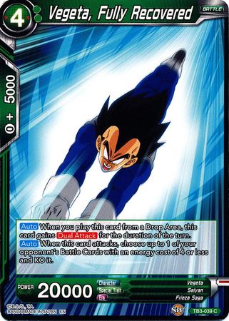 Vegeta, Fully Recovered [TB3-039] | Nerdhalla Games