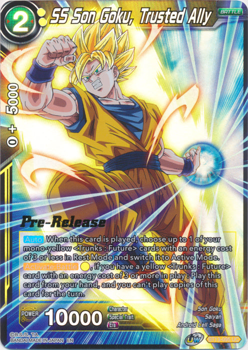 SS Son Goku, Trusted Ally (BT13-095) [Supreme Rivalry Prerelease Promos] | Nerdhalla Games