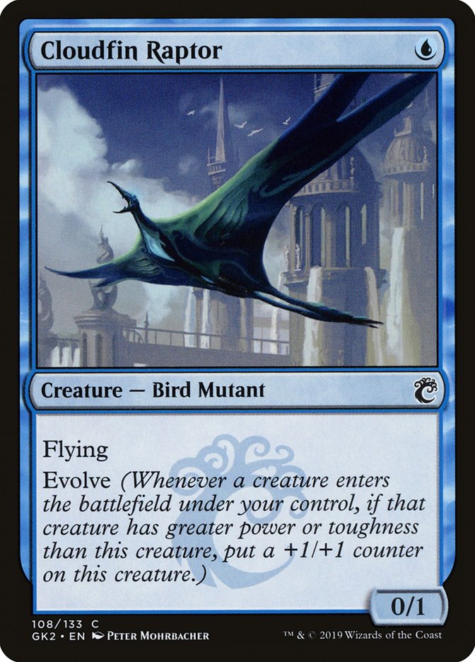 Cloudfin Raptor [Ravnica Allegiance Guild Kit] | Nerdhalla Games