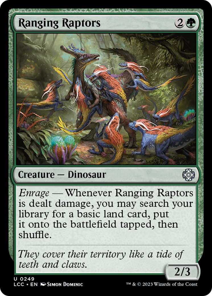 Ranging Raptors [The Lost Caverns of Ixalan Commander] | Nerdhalla Games