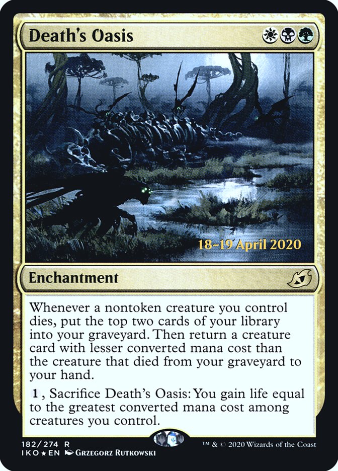 Death's Oasis  [Ikoria: Lair of Behemoths Prerelease Promos] | Nerdhalla Games