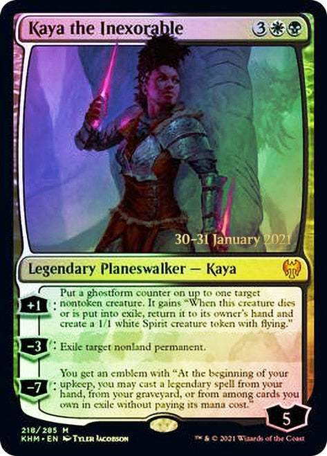 Kaya the Inexorable  [Kaldheim Prerelease Promos] | Nerdhalla Games