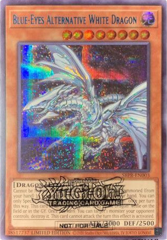 Blue-Eyes Alternative White Dragon [SBPR-EN003] Secret Rare | Nerdhalla Games