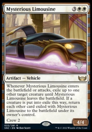 Mysterious Limousine (Promo Pack) [Streets of New Capenna Promos] | Nerdhalla Games