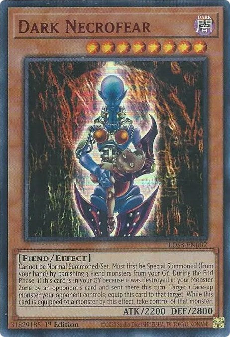 Dark Necrofear (Red) [LDS3-EN002] Ultra Rare | Nerdhalla Games