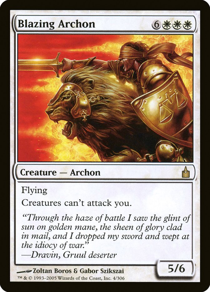 Blazing Archon [Ravnica: City of Guilds] | Nerdhalla Games