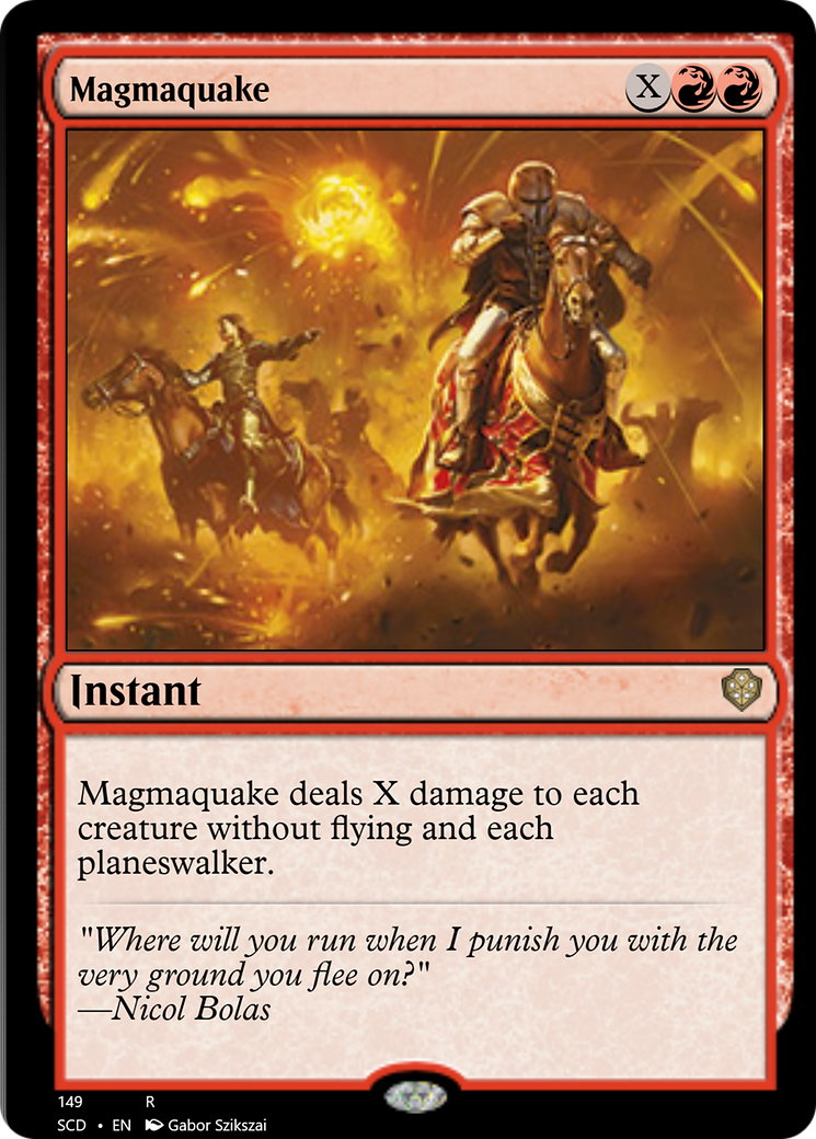 Magmaquake [Starter Commander Decks] | Nerdhalla Games