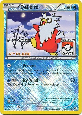 Delibird (38/149) (League Promo 4th Place) [Black & White: Boundaries Crossed] | Nerdhalla Games