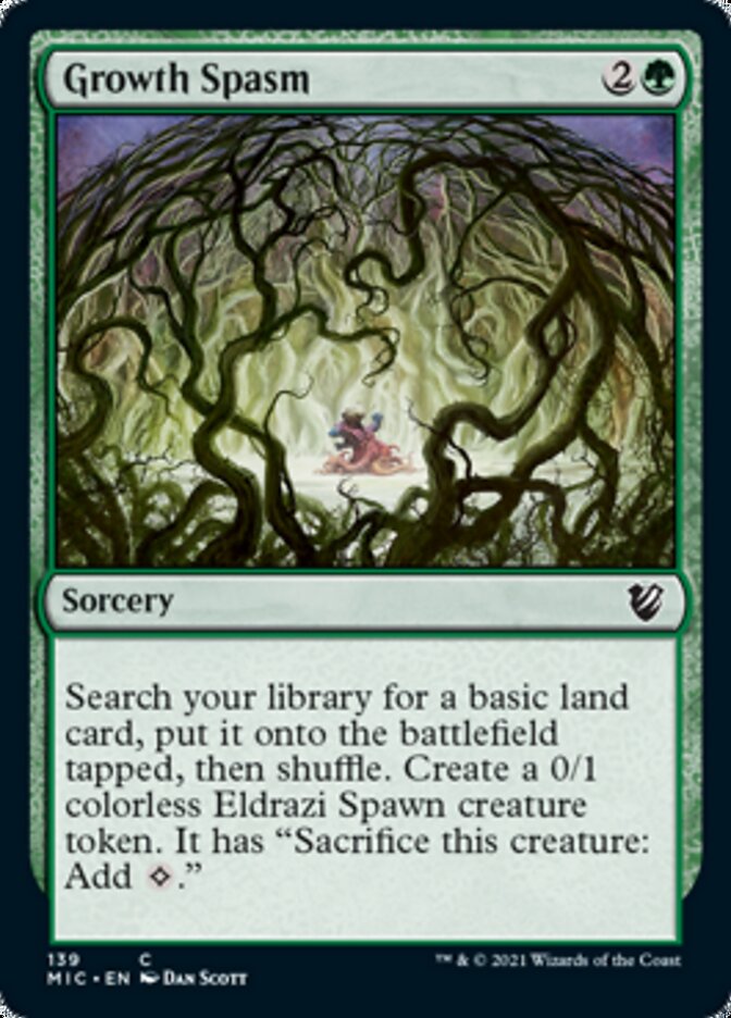 Growth Spasm [Innistrad: Midnight Hunt Commander] | Nerdhalla Games