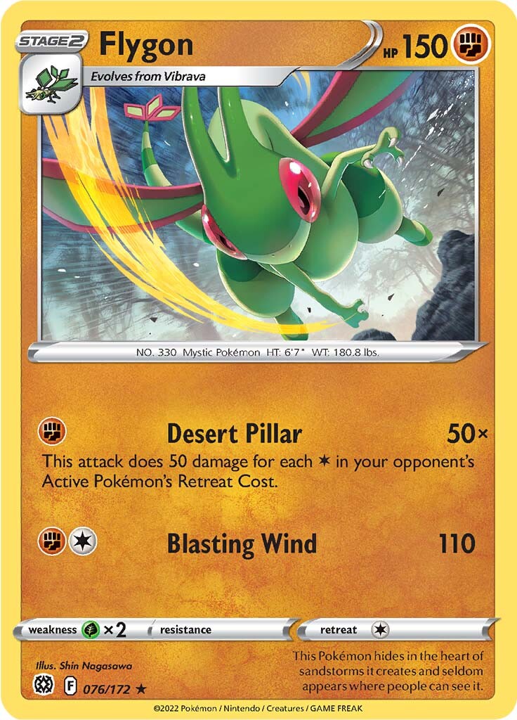 Flygon (076/172) [Sword & Shield: Brilliant Stars] | Nerdhalla Games