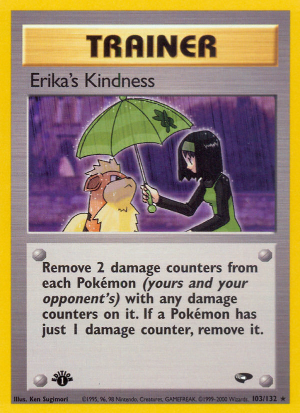 Erika's Kindness (103/132) [Gym Challenge 1st Edition] | Nerdhalla Games