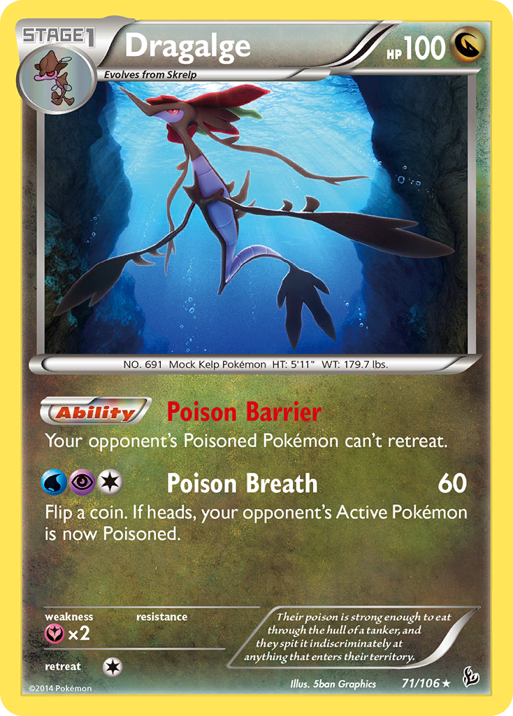 Dragalge (71/106) [XY: Flashfire] | Nerdhalla Games