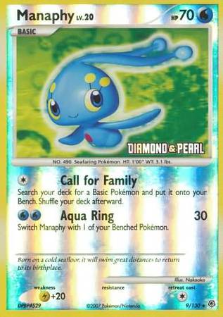 Manaphy (9/130) [Burger King Promos: 2008 Collection] | Nerdhalla Games