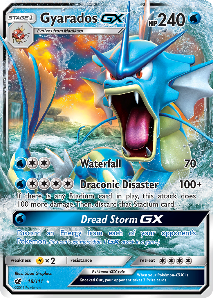 Gyarados GX (18/111) [Sun & Moon: Crimson Invasion] | Nerdhalla Games