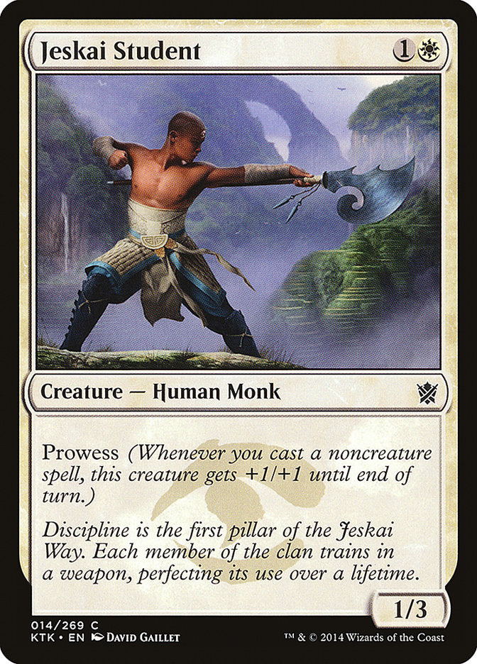 Jeskai Student [Khans of Tarkir] | Nerdhalla Games