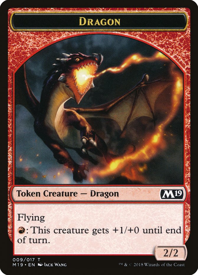 Dragon (009/017) [Core Set 2019 Tokens] | Nerdhalla Games