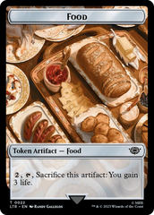 Spirit // Food (0022) Double-Sided Token (Surge Foil) [The Lord of the Rings: Tales of Middle-Earth Tokens] | Nerdhalla Games