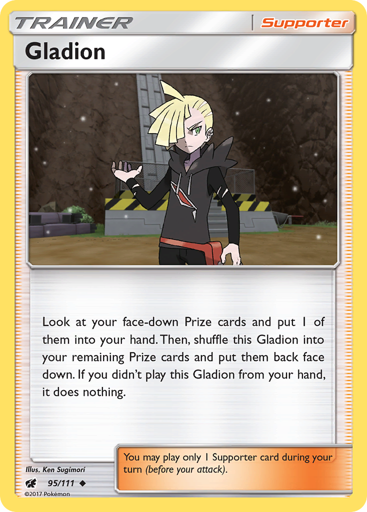 Gladion (95/111) [Sun & Moon: Crimson Invasion] | Nerdhalla Games