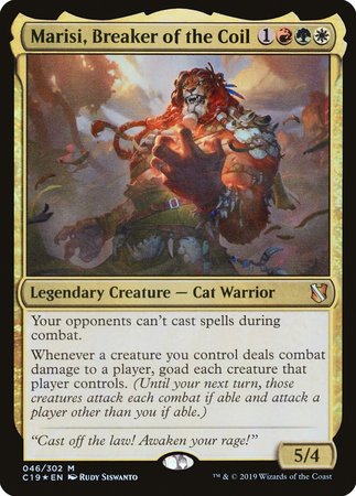 Marisi, Breaker of the Coil [Commander 2019] | Nerdhalla Games