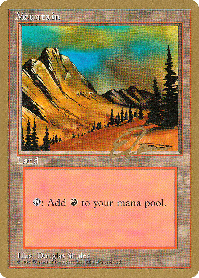 Mountain (et375) (Eric Tam) [Pro Tour Collector Set] | Nerdhalla Games