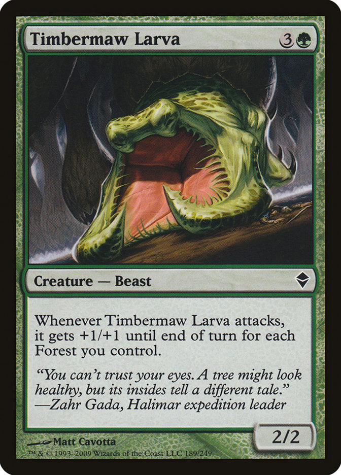 Timbermaw Larva [Zendikar] | Nerdhalla Games