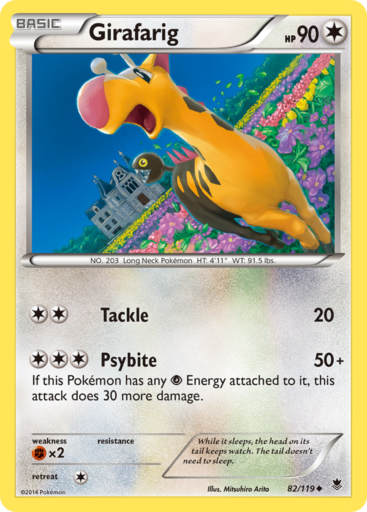 Girafarig (82/119) [XY: Phantom Forces] | Nerdhalla Games