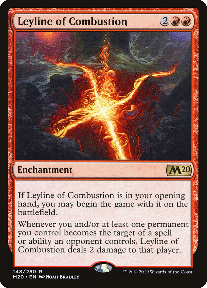 Leyline of Combustion [Core Set 2020] | Nerdhalla Games