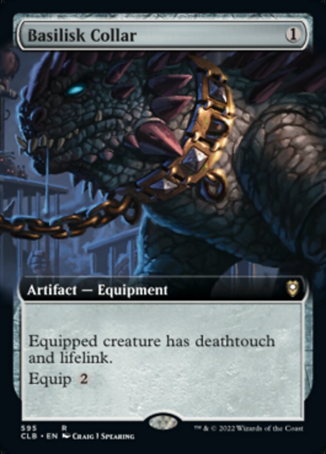 Basilisk Collar (Extended Art) [Commander Legends: Battle for Baldur's Gate] | Nerdhalla Games