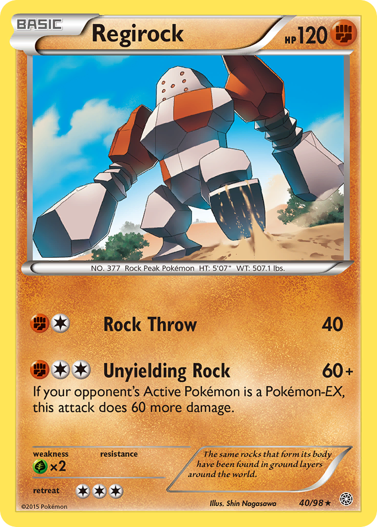 Regirock (40/98) [XY: Ancient Origins] | Nerdhalla Games