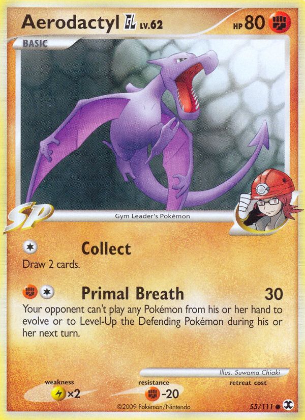 Aerodactyl GL (55/111) [Platinum: Rising Rivals] | Nerdhalla Games