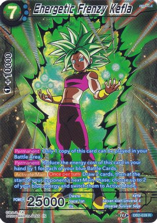 Energetic Frenzy Kefla (DB2-039) [Collector's Selection Vol. 2] | Nerdhalla Games