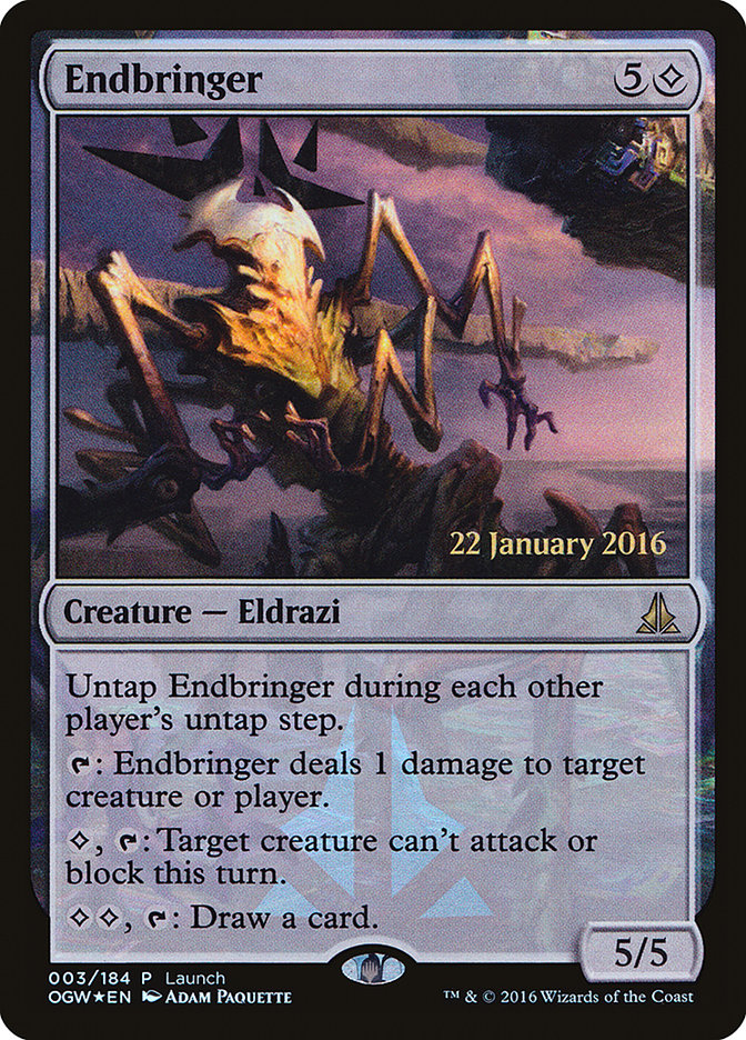 Endbringer (Prerelease) [Oath of the Gatewatch Promos] | Nerdhalla Games