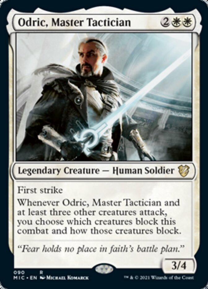 Odric, Master Tactician [Innistrad: Midnight Hunt Commander] | Nerdhalla Games