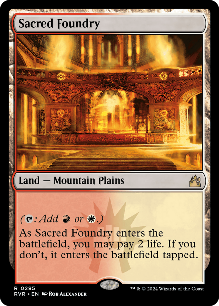 Sacred Foundry [Ravnica Remastered] | Nerdhalla Games