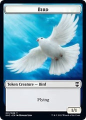 Bird // Spirit Double-sided Token [Kaldheim Commander Tokens] | Nerdhalla Games