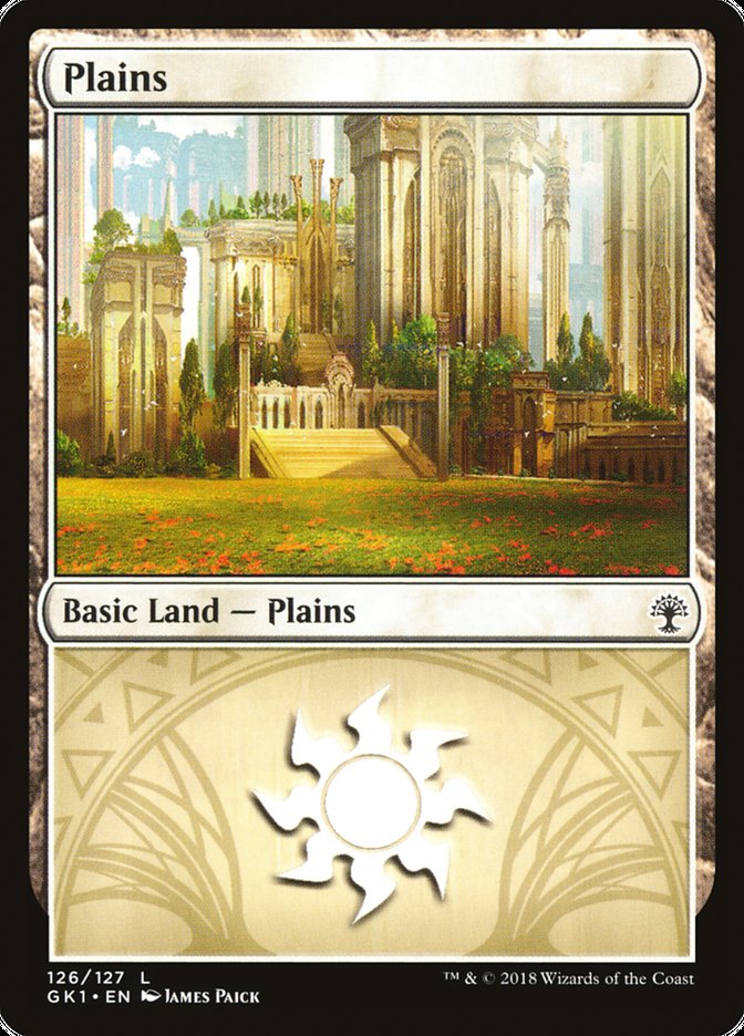 Plains (126) [Guilds of Ravnica Guild Kit] | Nerdhalla Games