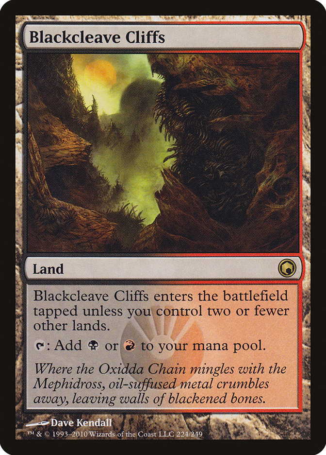 Blackcleave Cliffs [Scars of Mirrodin] | Nerdhalla Games