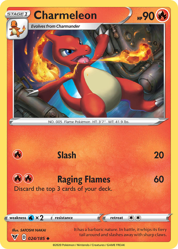 Charmeleon (024/185) [Sword & Shield: Vivid Voltage] | Nerdhalla Games