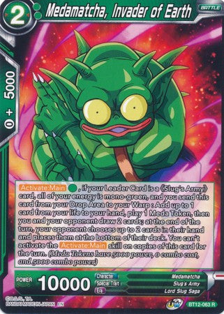 Medamatcha, Invader of Earth [BT12-063] | Nerdhalla Games