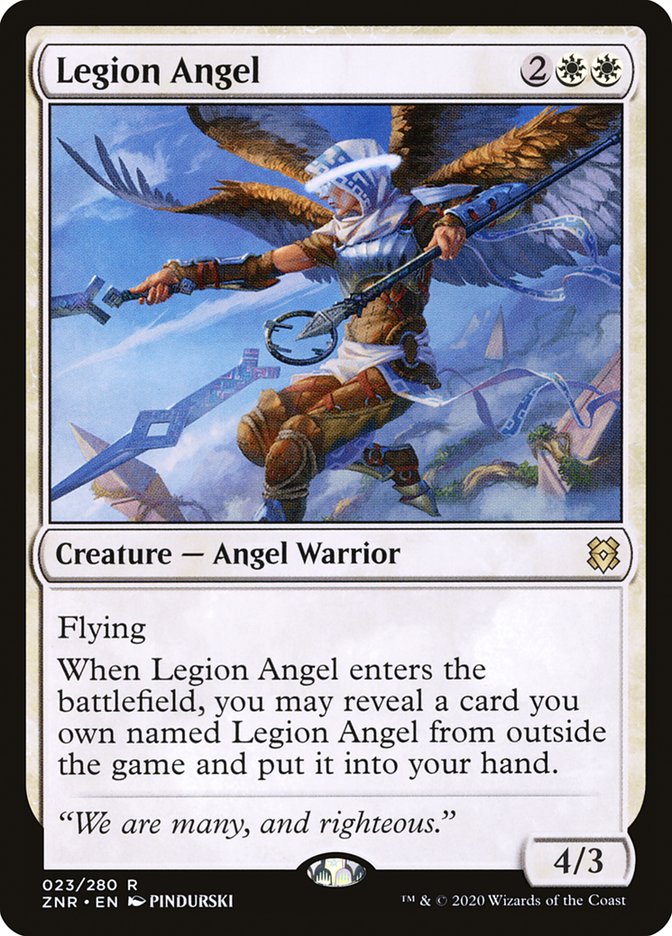 Legion Angel [Zendikar Rising] | Nerdhalla Games