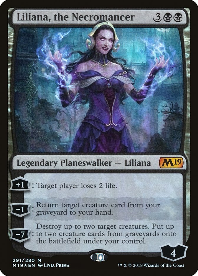 Liliana, the Necromancer [Core Set 2019] | Nerdhalla Games