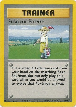 Pokemon Breeder (76/102) [Base Set Unlimited] | Nerdhalla Games