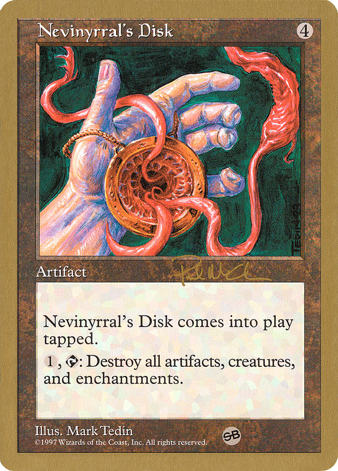 Nevinyrral's Disk (Paul McCabe) (SB) [World Championship Decks 1997] | Nerdhalla Games