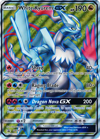 White Kyurem GX (SM141) (Jumbo Card) [Sun & Moon: Black Star Promos] | Nerdhalla Games